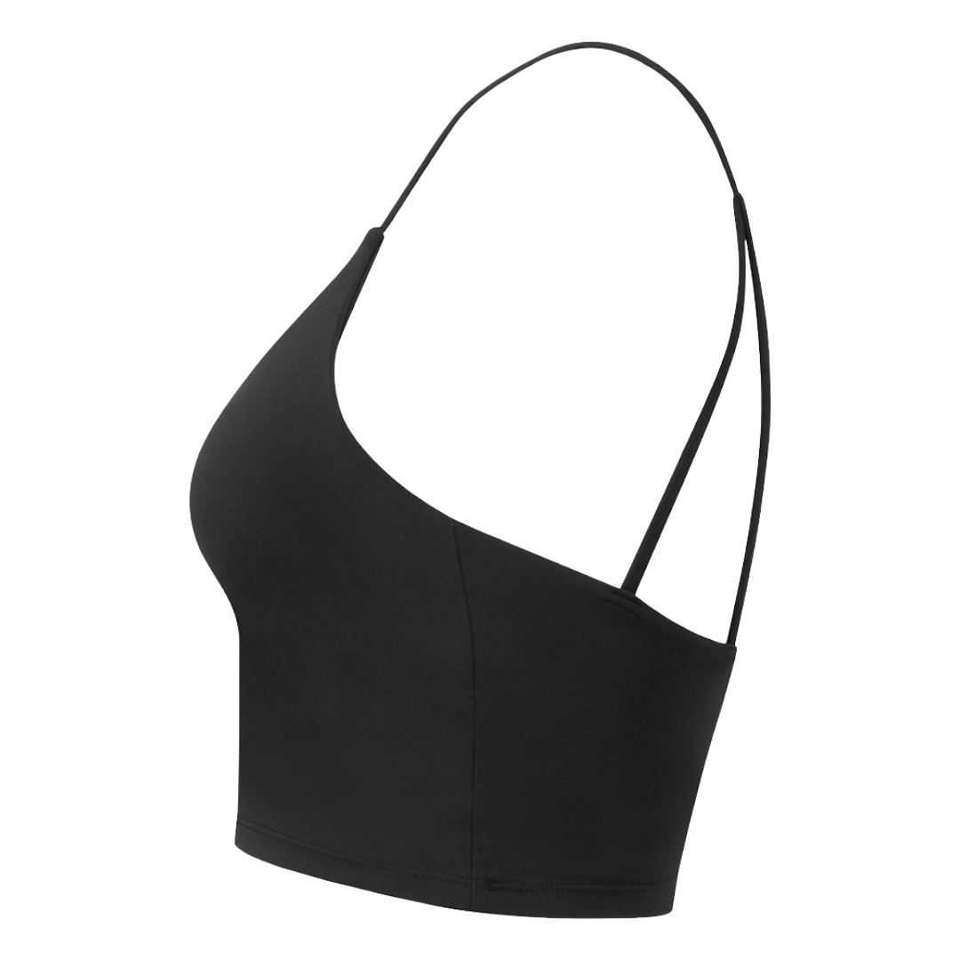 Oh-So Cycle Branded Luxe Sports Bra Crop Top