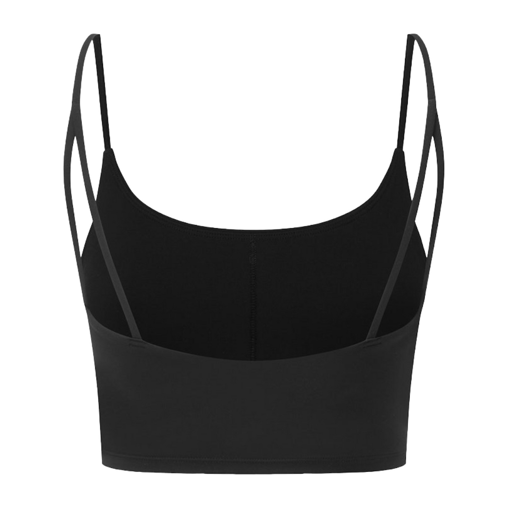 Oh-So Cycle Branded Luxe Sports Bra Crop Top