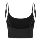 Oh-So Cycle Branded Luxe Sports Bra Crop Top