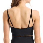 Oh-So Cycle Branded Luxe Sports Bra Crop Top
