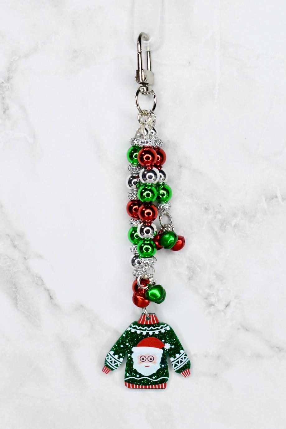 Ugly Christmas Sweater Tumbler Handle Charm