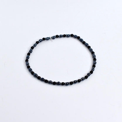 Spooky Chic Skeleton Bracelet Stack - 5 Piece Set