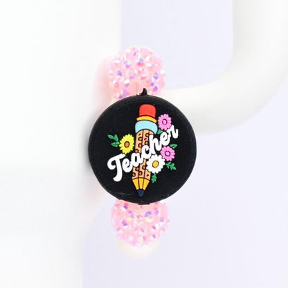 Sparkly Teacher Tumbler Handle Bracelet
