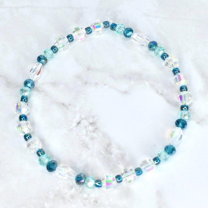 Winter Frost Bracelet Stack - 5 Piece Set