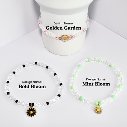 Flower Garden Charm Bracelet Collection