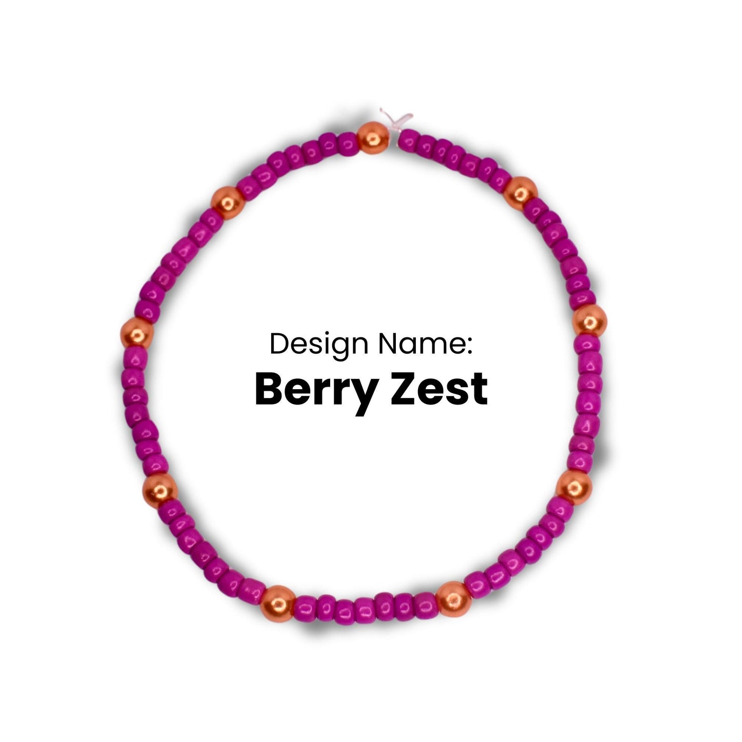 Orange and Purple Sunset Bracelet Collection