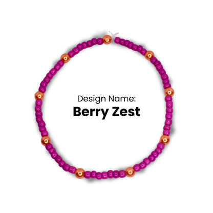 Orange and Purple Sunset Bracelet Collection