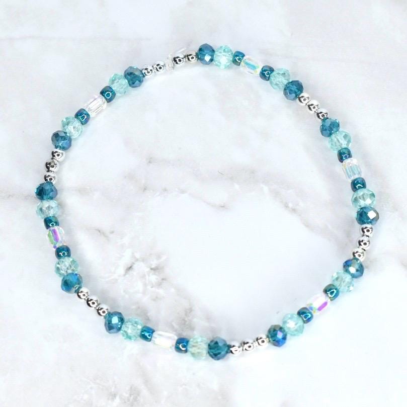 Winter Frost Bracelet Stack - 5 Piece Set