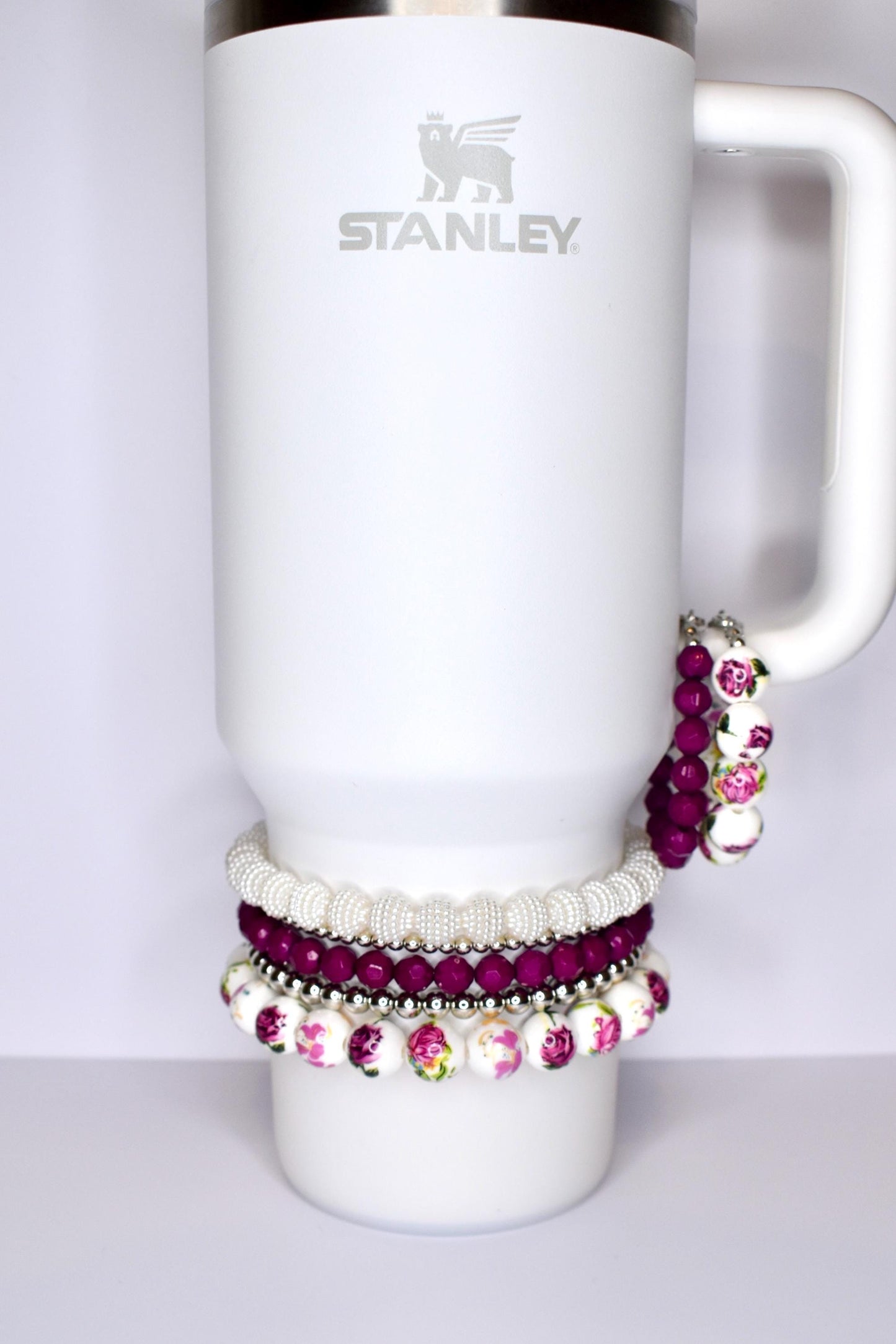 Vintage Rose Bracelet Stack - 5 Piece Set