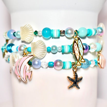 Beach Charm Bracelets - Create Your Own Stack