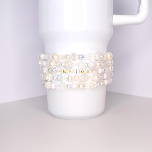 Elegant White Pearl Paradise Bracelet - Individual Bracelet