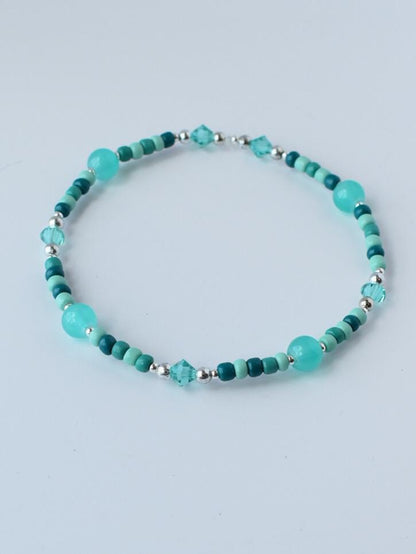 Turquoise Ocean Breeze Bracelet Stack - 3 Piece Set