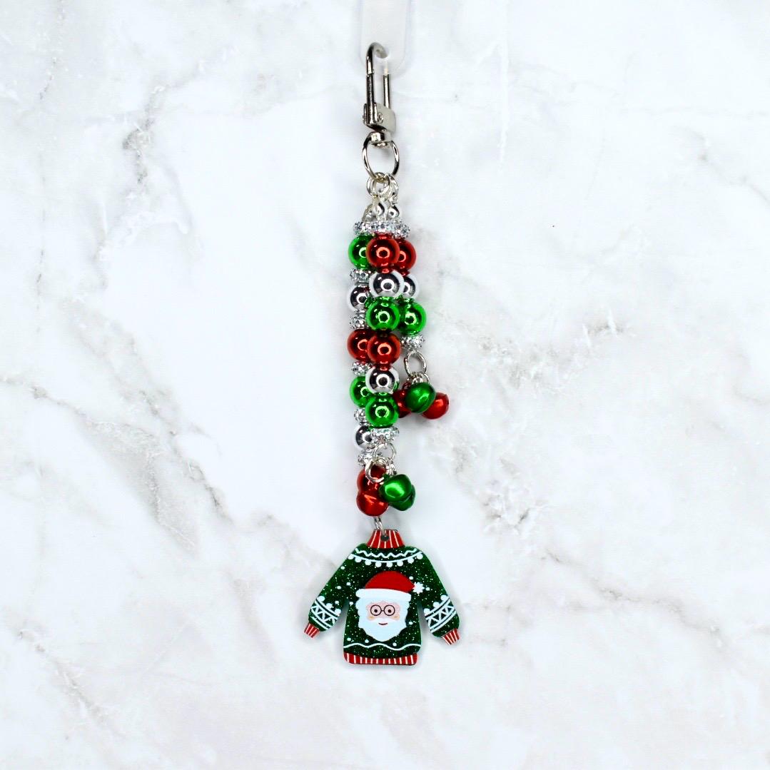 Ugly Christmas Sweater Tumbler Handle Charm
