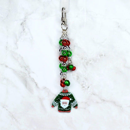 Ugly Christmas Sweater Tumbler Handle Charm