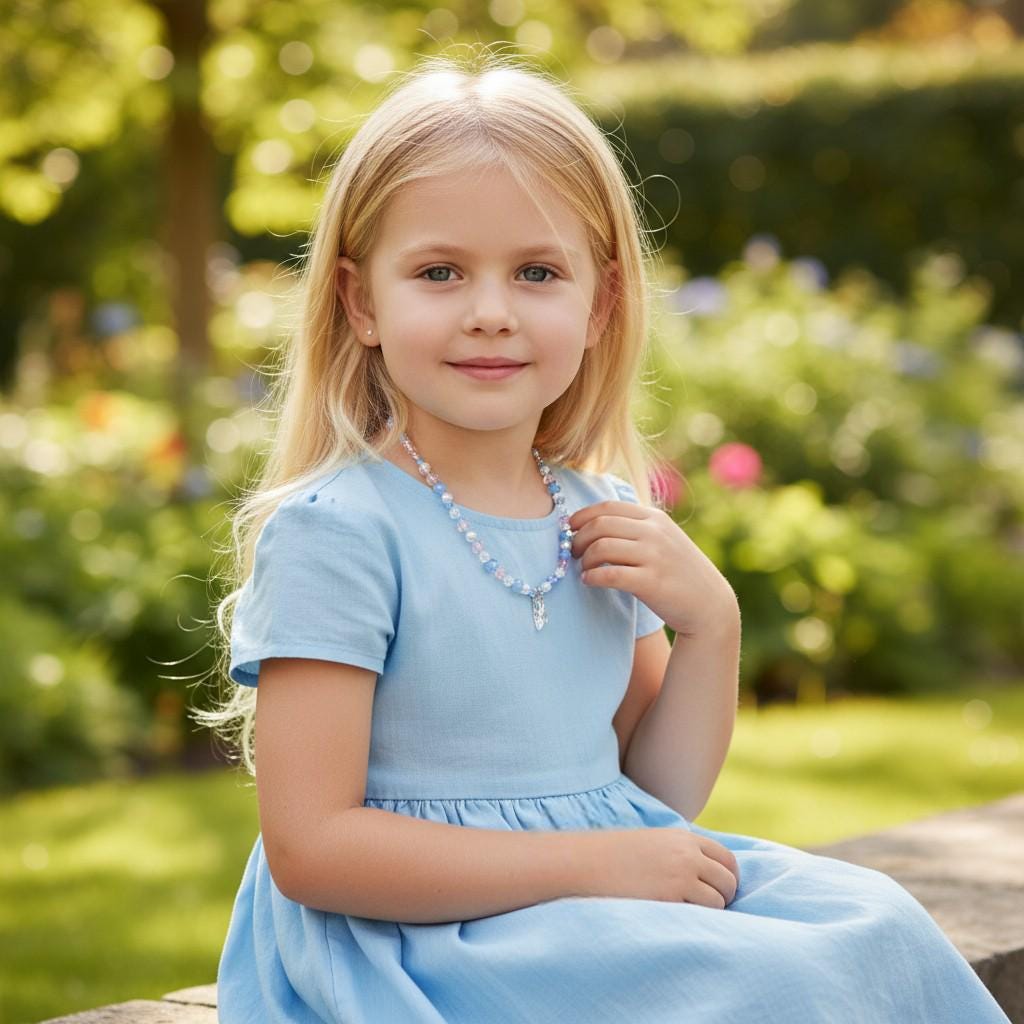 Cinderella Princess Necklace – Kids Jewelry