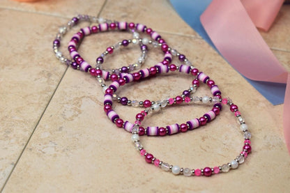 Purple Passion Bracelet Stack - 5 Piece Set