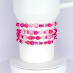 Hot Pink Bracelet Collection - Set of 4