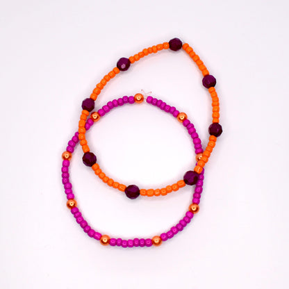 Sunset Vibes Bracelet Stack - 5 Piece Set