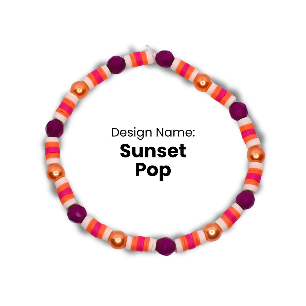 Sunset Vibes Bracelet Stack - 5 Piece Set
