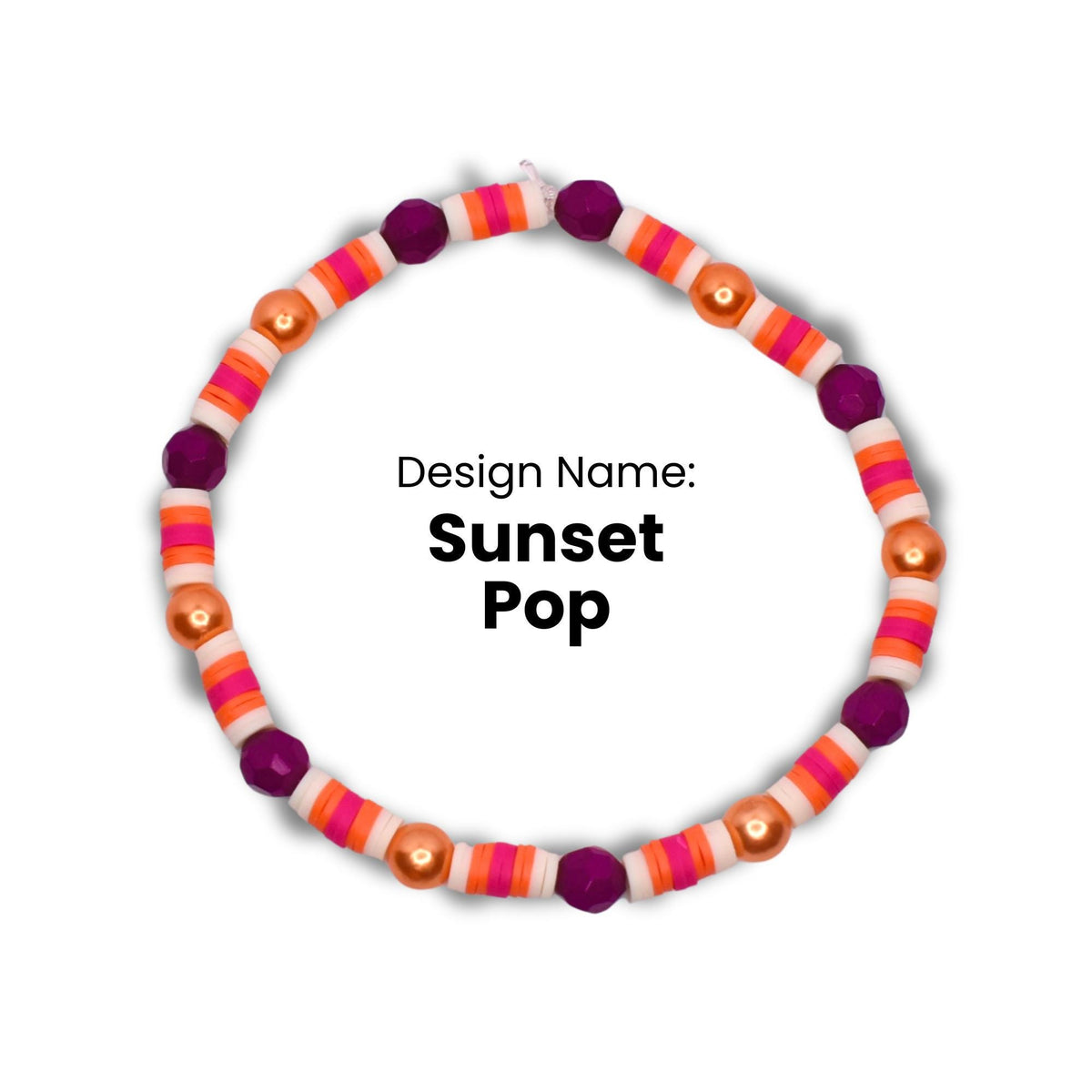 Sunset Vibes Bracelet Stack - 5 Piece Set