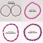 Unique Beaded Tumbler Bracelet: Handmade Stretchy Cup Accessory