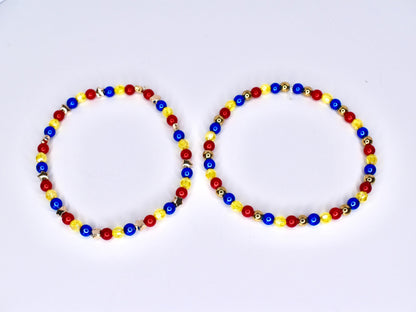 Unique Beaded Tumbler Bracelet: Handmade Stretchy Cup Accessory
