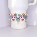Rosa Beaux Blue Stanley Tumbler Bracelet Stack Blue