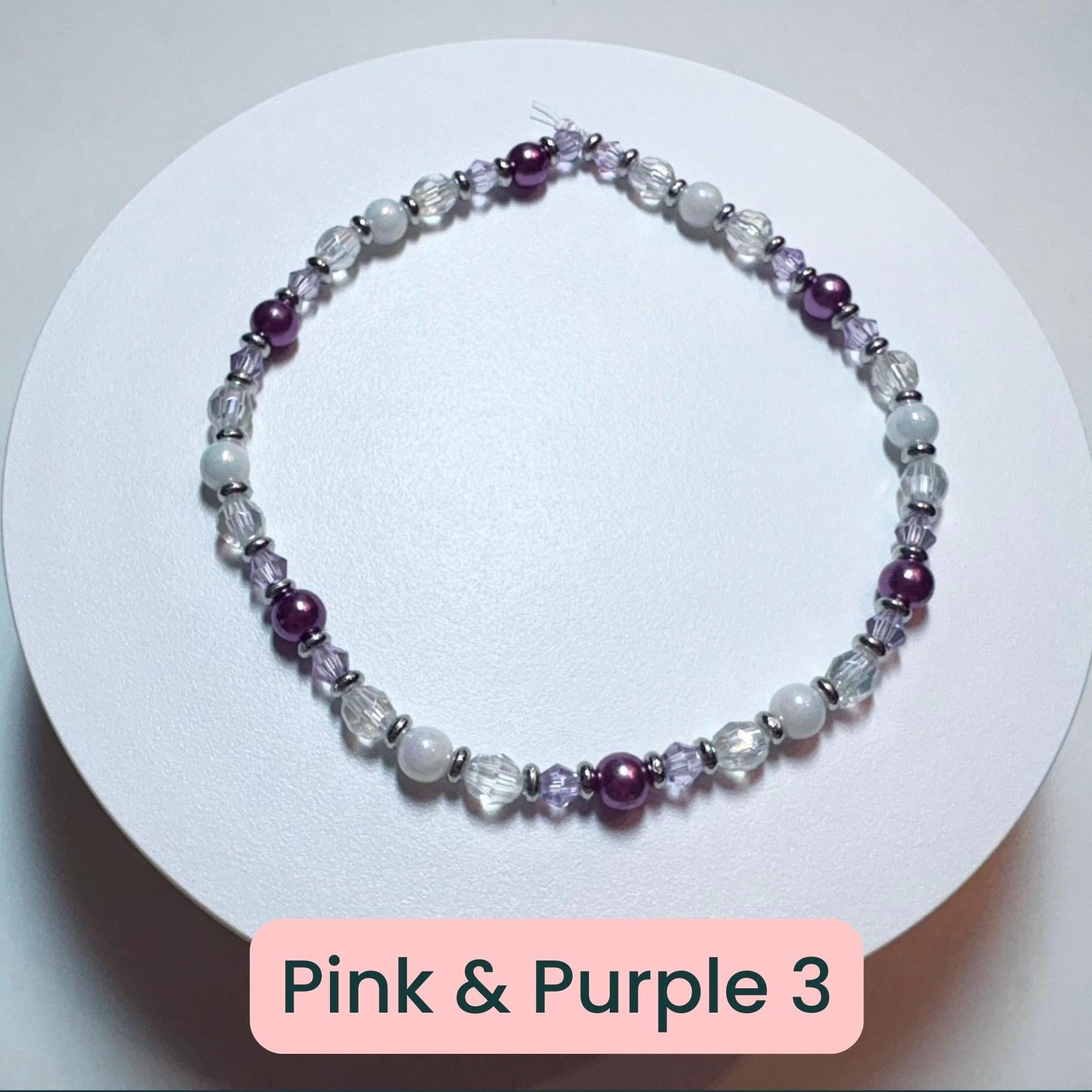 Purple Passion Bracelet Stack - 5 Piece Set