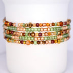 Sage Green and Brown Bracelet Collection