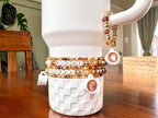 But First Coffee Bracelet Collection - 5 Piece Set Beaded Bracelets with Coffee Cup Charms