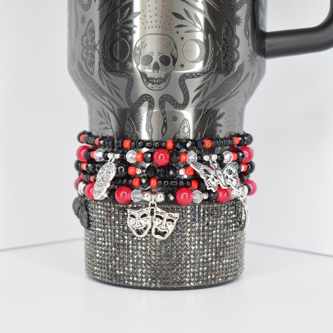 Custom Spooky Charm Bracelet Stack: Choose Your Own Color