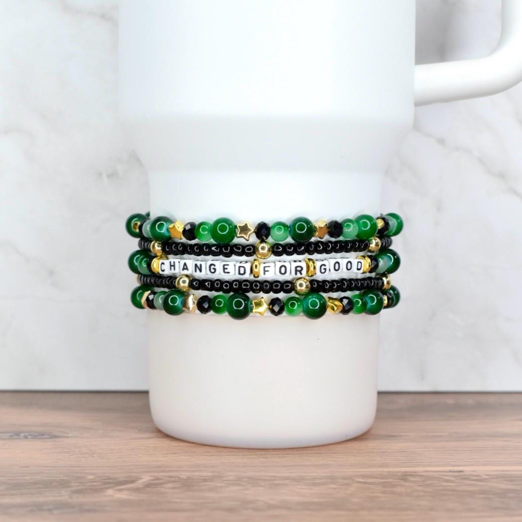 Changed For Good Bracelet Stack - Customizable 5 Piece Set