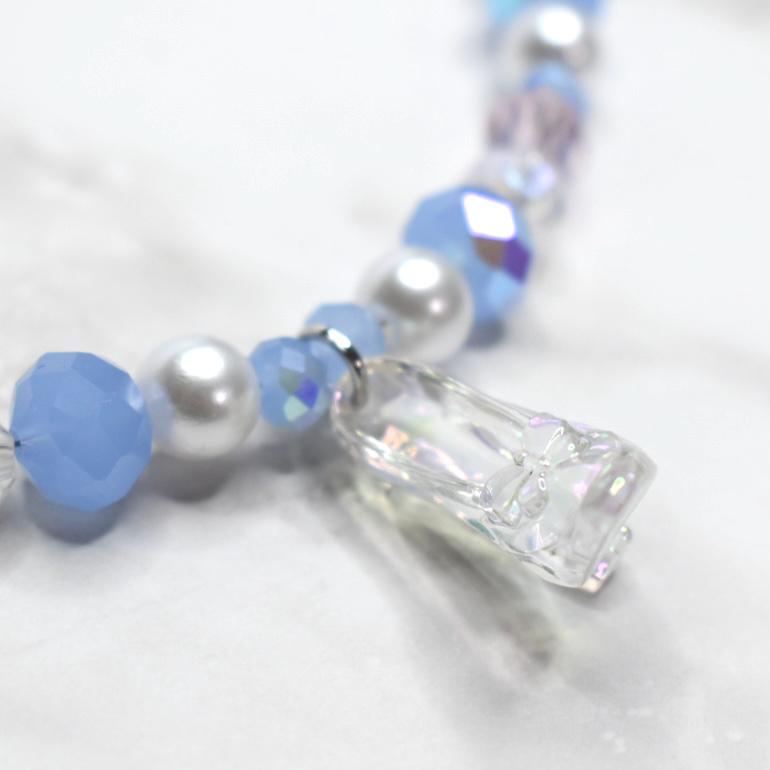 Blue and Pink Crystal Heart Charm Necklace – Dress Up Jewelry