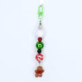 Gingerbread Cookie Straw Charm – Christmas Beaded Tumbler Accessory