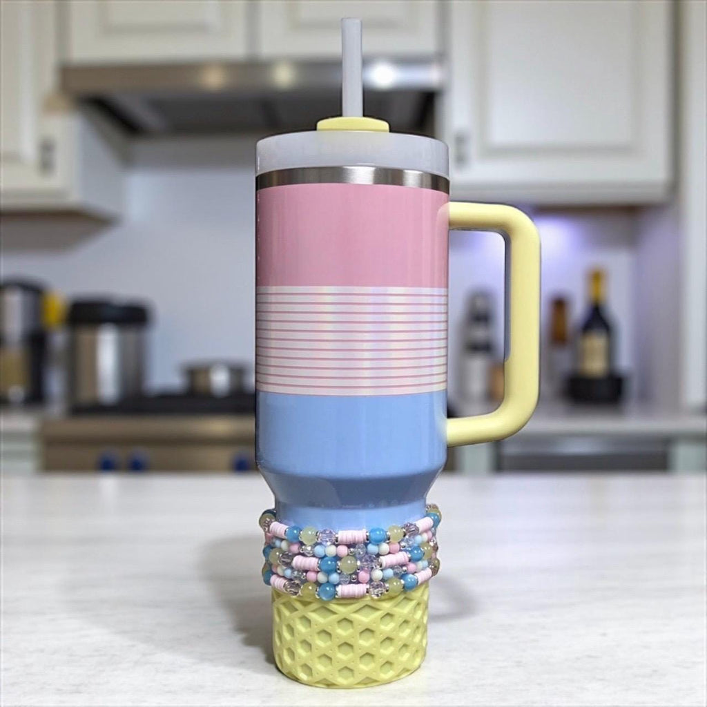 Pastel Pop Beaded Bracelet Stack