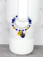 Hanukkah Celebration Tumbler Handle Charm Bracelet with Magnetic Closure