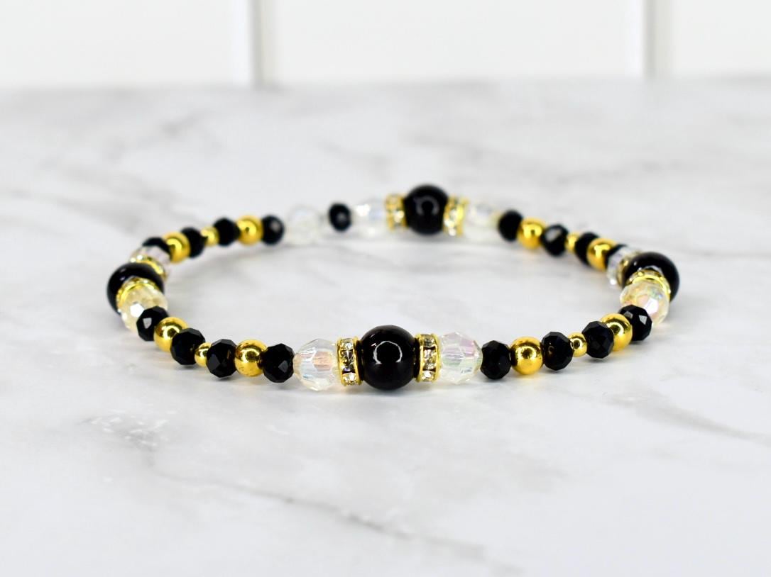 Happy New Year Black Honey Bracelet Collection - 5 Piece Set or Individual Bracelets