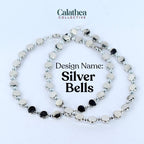 Red and White Candy Cane Twist Beaded Bracelet Collection