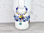 Hanukkah Celebration Tumbler Handle Charm Bracelet with Magnetic Closure