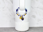 Hanukkah Celebration Tumbler Handle Charm Bracelet with Magnetic Closure