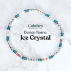 Ponderosa Shimmer Bracelet Collection: Turquoise, Silver and Crystal Beaded Bracelets with Snowflake Accent Beads