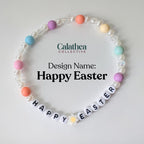 PEEPS Bunny Charm Bracelet – Pastel Easter Bead Bracelet
