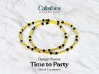 Happy New Year Black Honey Bracelet Collection - 5 Piece Set or Individual Bracelets