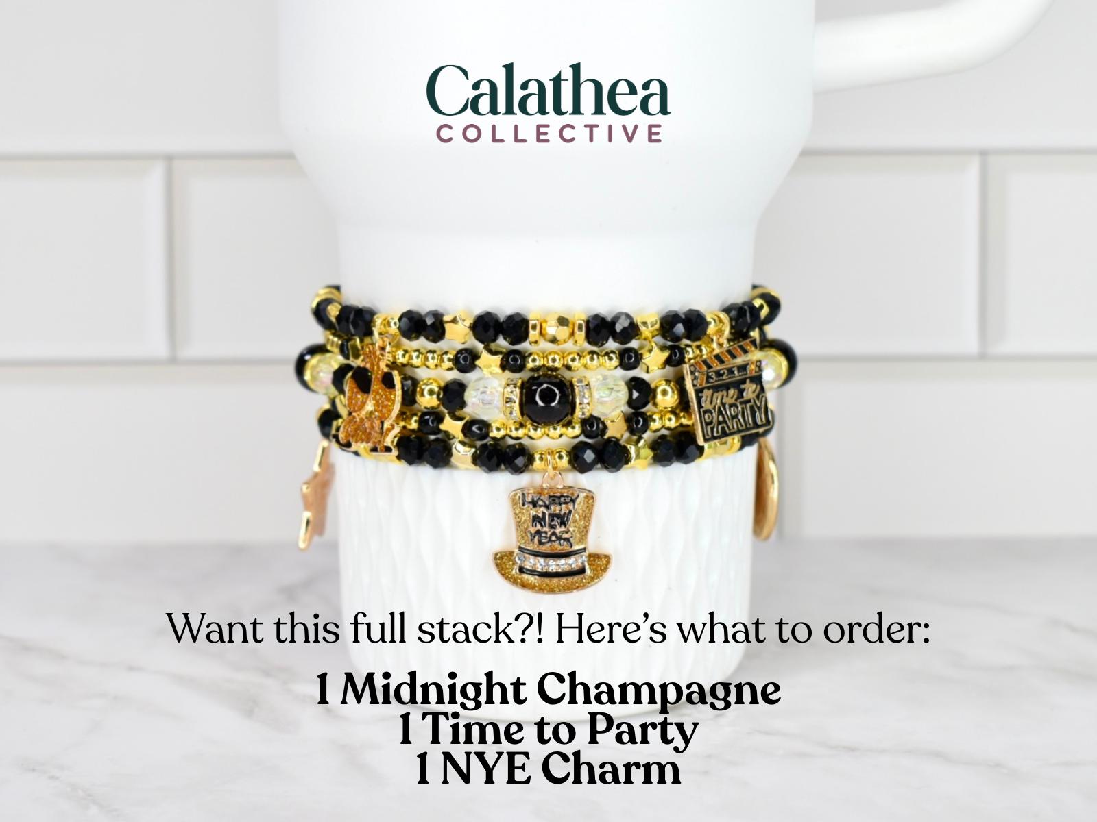 Happy New Year Black Honey Bracelet Collection - 5 Piece Set or Individual Bracelets