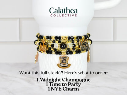 Happy New Year Black Honey Bracelet Collection - 5 Piece Set or Individual Bracelets