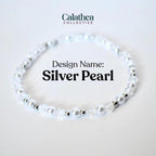 Seafoam Bracelet Collection: Light Blue and Crystal Beaded Bracelets with Silver Accents