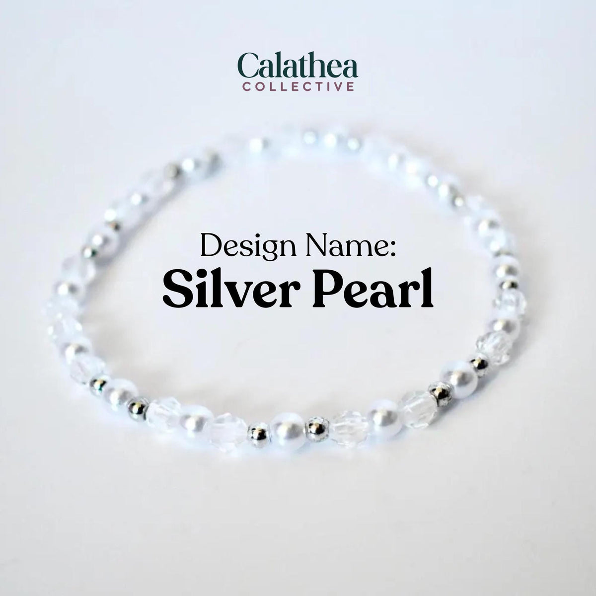 Seafoam Bracelet Collection: Light Blue and Crystal Beaded Bracelets with Silver Accents