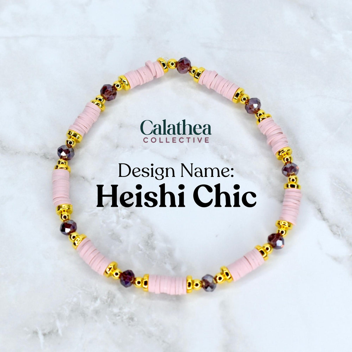 Mauve, Blush and Gold Cashmere Bracelet Collection