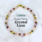 Mauve, Blush and Gold Cashmere Bracelet Collection