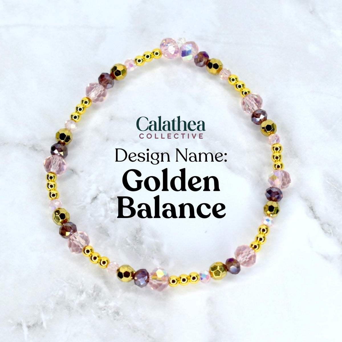 Mauve, Blush and Gold Cashmere Bracelet Collection